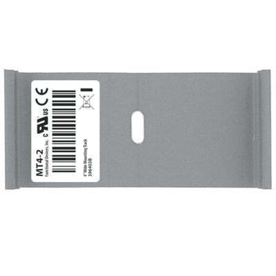 Functional Devices MT4-2 Mounting Snap Track, 4.00" Width x 2" Length