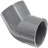 Spears Manufacturing 817-015C Series 817-C CPVC Pipe Fitting, 45 Degree Elbow, Schedule 80, 1-1/2" Socket view 1