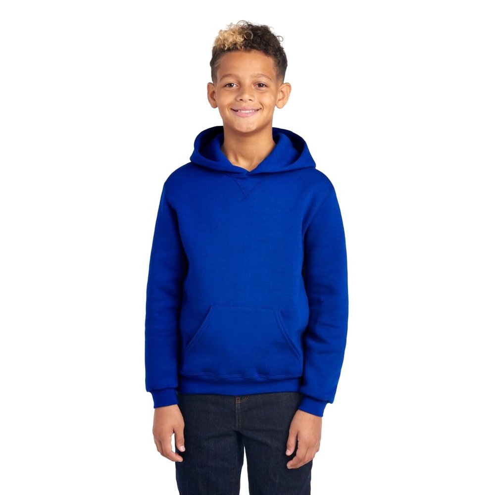 Russell Athletic Boys Dri-Power Fleece and Sweatshirts Athletic Hoodies, Hoodie - Royal, Small US