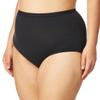 Bali Women's Stretch Brief Panty, Black, X-Large/8 view 1