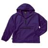 Charles River Apparel Unisex Youth Pack- N- Go Pullover, Medium Purple view 2