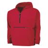 Charles River Apparel Youth Pack-N-Go Pullover, Lightweight Packable Windbreaker, Wind & Water-Resistant Kids Jacket, Red, X-Large view 3