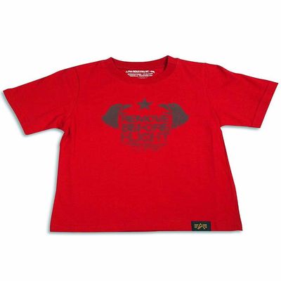 Alpha Industries - Big Boys' Short Sleeve T-Shirt, Red 29422-8