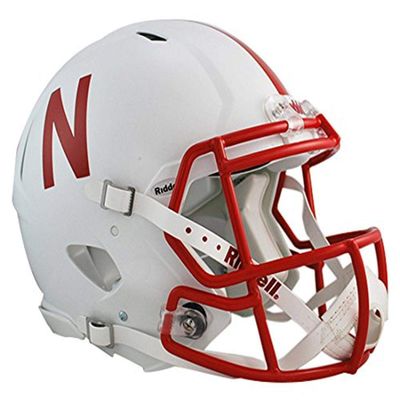 Riddell Nebraska Cornhuskers Speed Authentic Football Helmet White Medium