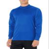 Augusta Sportswear Mens Wicking Mock Turtleneck, Royal, Medium view 2