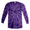 Tie-Dye Youth Long-Sleeve Tee M SPIDER PURPLE view 1
