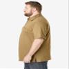 KingSize Men's Big & Tall Heavyweight Jersey Polo Shirt - L, Black view 3