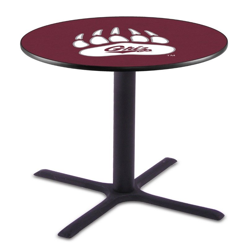 Holland Bar Stool Co. L211-42" Black Wrinkle Montana Pub Table with 36" Dia. top