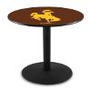 Holland Bar Stool Co. L214-36" Black Wrinkle Wyoming Pub Table view 1