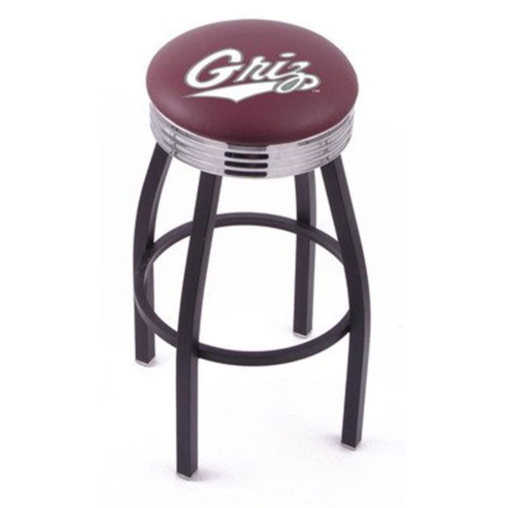 Holland Bar Stool Co. L214-36" Black Wrinkle US Naval Academy (Navy) Pub Table