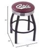 Holland Bar Stool Co. L214-36" Black Wrinkle US Naval Academy (Navy) Pub Table view 2