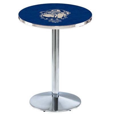 Holland Bar Stool Co. L214-36" Chrome Georgetown Pub Table