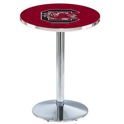 Holland Bar Stool Co. L214-42" Chrome South Carolina Pub Table