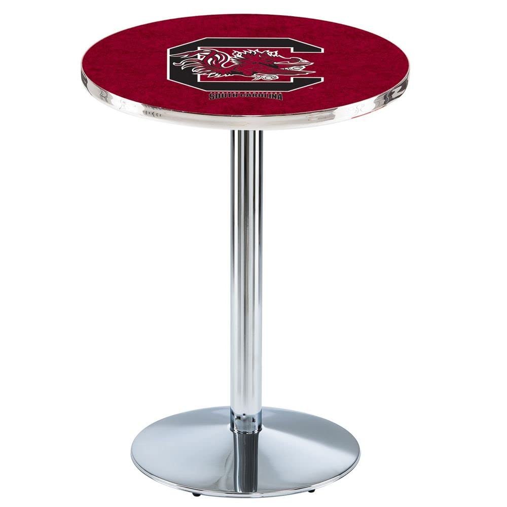 Holland Bar Stool Co. L214-42" Chrome South Carolina Pub Table