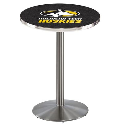 Holland Bar Stool Co. L214-36" Stainless Steel Michigan Tech Pub Table
