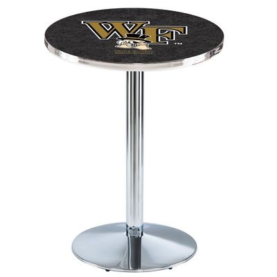 Holland Bar Stool Co. L214-36" Chrome Wake Forest Pub Table