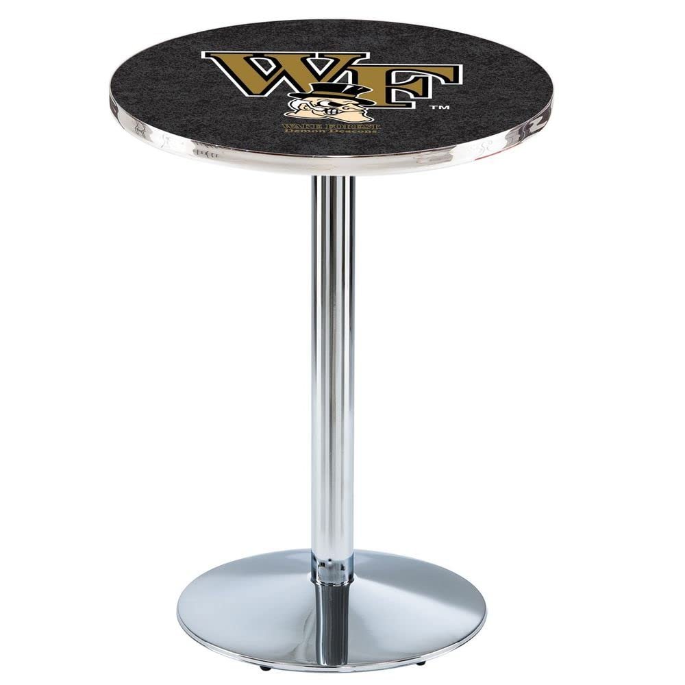Holland Bar Stool Co. L214-36" Chrome Wake Forest Pub Table