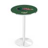 Holland Bar Stool Co. L214-42" Chrome UAB Pub Table view 1