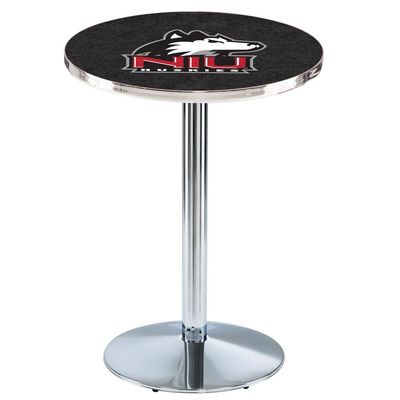 Holland Bar Stool Co. L214-42" Chrome Northern Illinois Pub Table