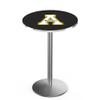 Holland Bar Stool Co. L214-36" Stainless Steel Appalachian State Pub Table view 1
