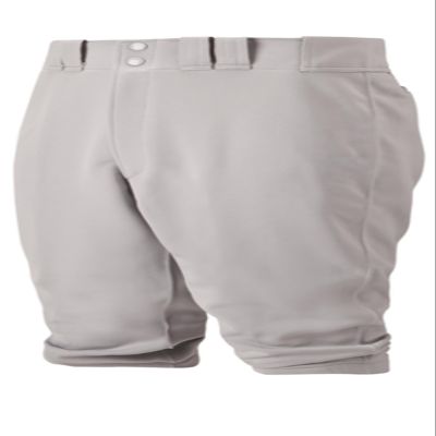 Mizuno Youth Select Short Knicker Baseball Pant, Below the Knee Fit (Grey, XXX-Large)