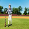 Mizuno Youth Select Short Knicker Baseball Pant, Below the Knee Fit (Grey, XXX-Large) view 2