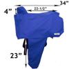 Tahoe Premium Nylon Waterproof Western Saddle Cover, Black view 3