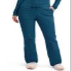 Scrubs for Women Workwear Core Stretch, Drawstring Cargo Scrub Pants 4044T, L Tall, Caribbean Blue view 1