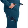 Scrubs for Women Workwear Core Stretch, Drawstring Cargo Scrub Pants 4044T, L Tall, Caribbean Blue view 2