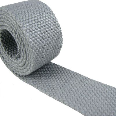 1 Yard Cotton Webbing - 1 1/4" Medium Heavy Weight - Gray