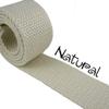 5 Yard Cotton Webbing - 1 1/4" Medium Heavy Weight - Natural view 1