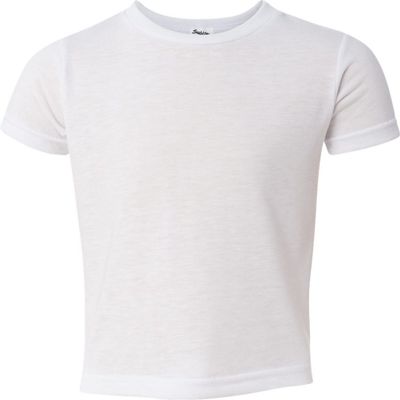 Sublivie 1310 Toddler Sublimation Polyester T-Shirt White 2T
