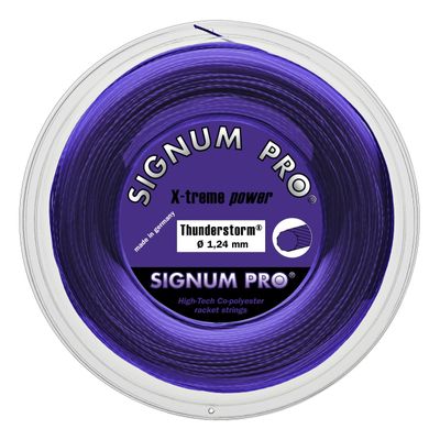 Signum Pro SP2TS124 Thunderstorm Reel 1,24 mm 200m Purple Tennis Strig Reel
