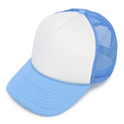 DALIX Two Tone Trucker Cap in Blue and White Hat
