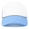 DALIX Two Tone Trucker Cap in Blue and White Hat view 2