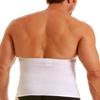 Insta Slim Mens Slimming Compression Firming Belt, Slimming, Tummy Control, Special Occasions, Back Support, Posture Support (White, 3XL) view 3