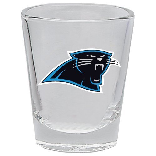 Hunter 1101-10-6732 Shot Glass44; 2 oz. Carolina Panthers