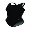Dolfin XtraSleek Womens' One Piece Swimsuit - Athletic HP Back, Competition Swimwear (Black, 22) view 1