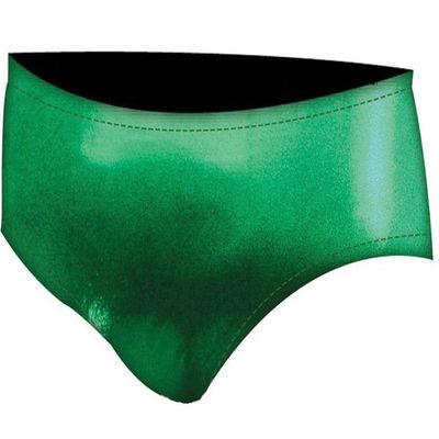 DOLFIN Metallics Solid Brief,Emerald (305),24