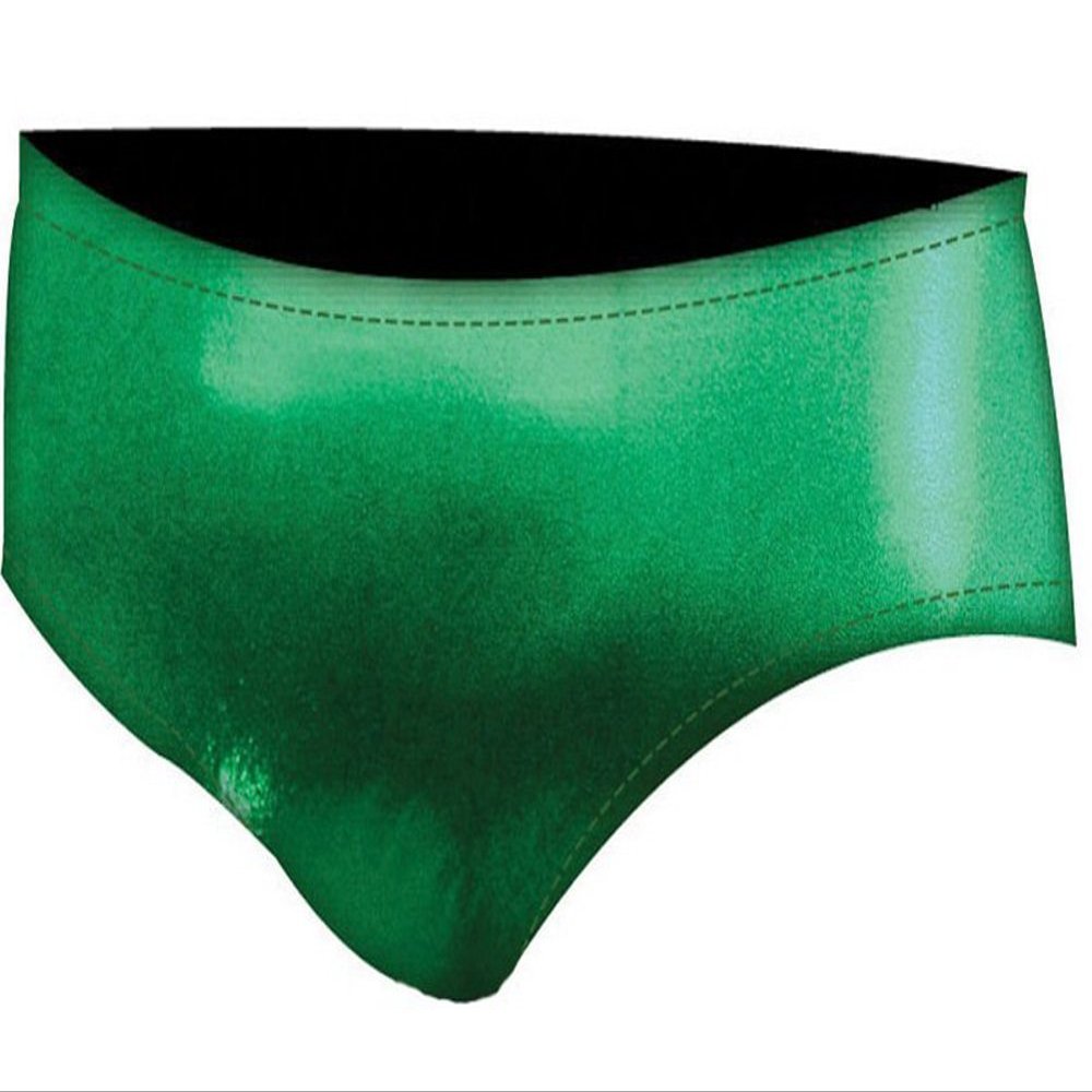 DOLFIN Metallics Solid Brief,Emerald (305),24