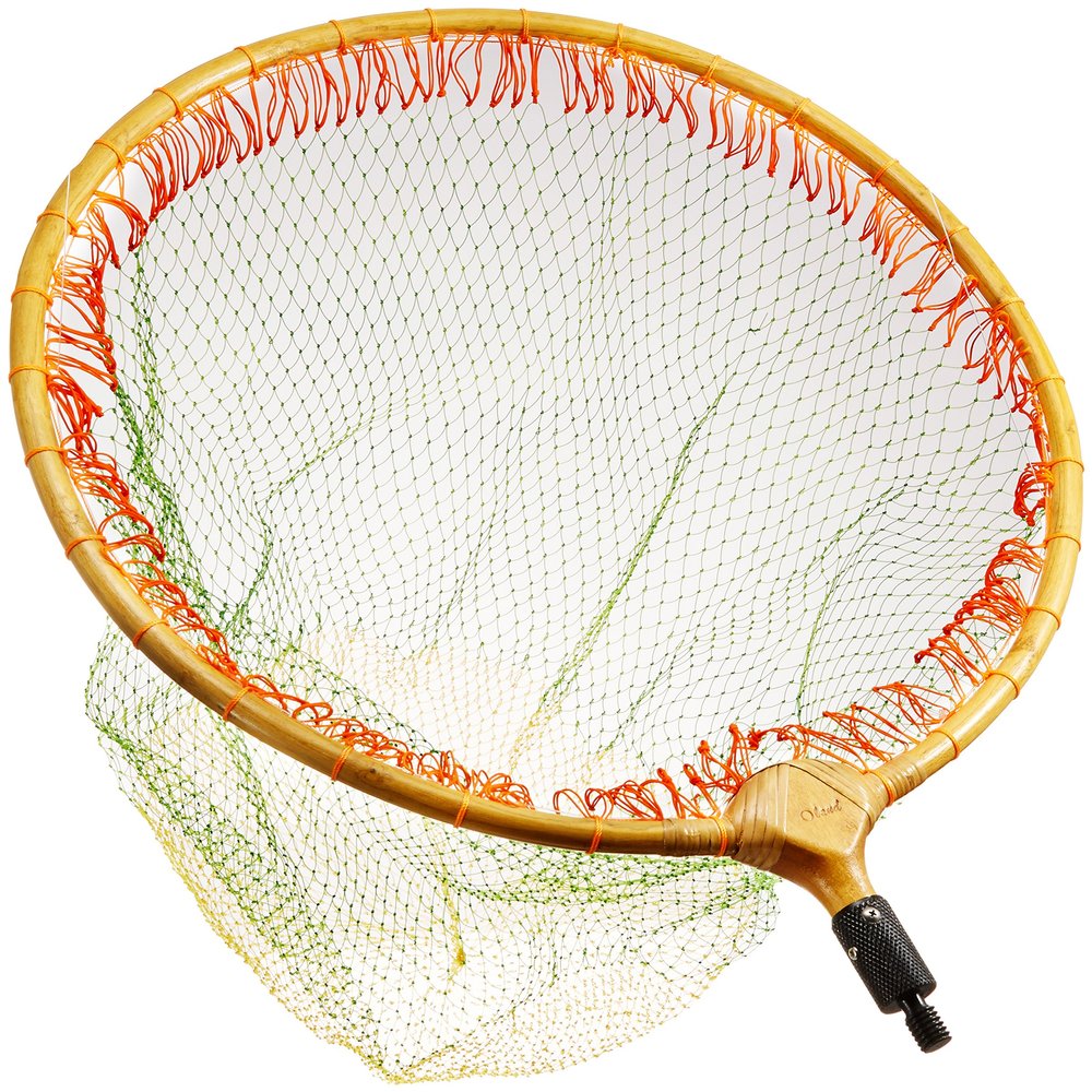 Orlando New Wooden Round Ball Frame with Double Step Net, 15.7-17.7 inches (40-45 cm)