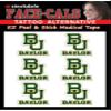 WinCraft NCAA Baylor Bears Face Tattoos, Team Colors, One Size view 1
