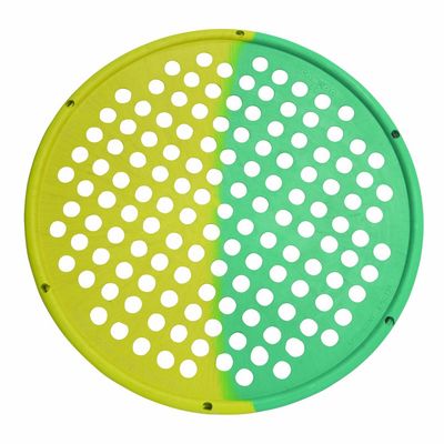 Cando 10-0857 Yellow/Green Multi Resistance Web Hand Therapy Device, 14" Diameter Latex, X-Light/Medium Resistance