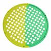 Cando 10-0857 Yellow/Green Multi Resistance Web Hand Therapy Device, 14" Diameter Latex, X-Light/Medium Resistance view 1