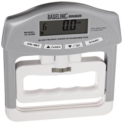 Baseline 12-0286 Electronic Smedly Hand Dynamometer, 200 lbs Capacity