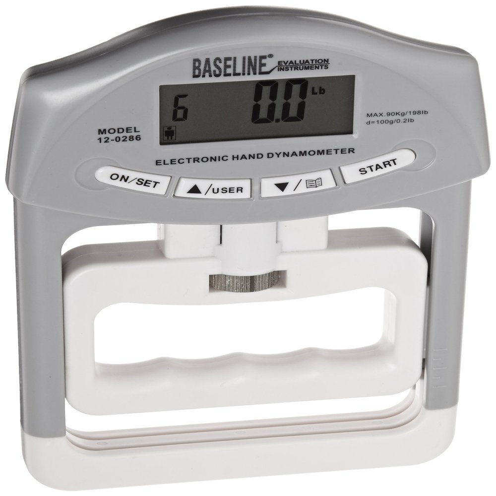 Baseline 12-0286 Electronic Smedly Hand Dynamometer, 200 lbs Capacity