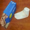 Foot Sox Original Sanitary Disposable Try on Socks (Womens Tan) view 2