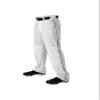 Alleson Athletic Boys Youth Baseball Pants with Braid, White/Dark Green, X-Large view 1