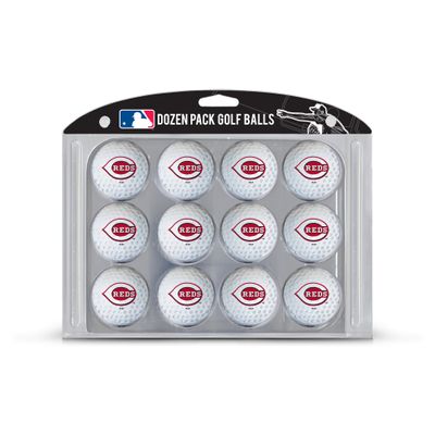 Team Golf MLB Cincinnati Reds Golf Balls, 12 Pack Dozen Regulation Size Golf Balls, 12 Pack, Full Color Durable Team Imprint