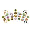 1 1/2" Halloween Stickers for Kids, 3 Rolls, 100 Paper Stickers Each Perfect for Parties view 1